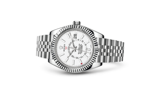 Réplique Rolex Sky-Dweller Oyster 42 mm Oystersteel et or blanc 326934 – Image 2