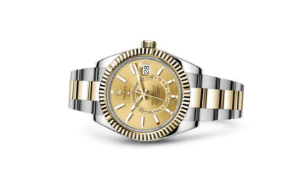 Réplique Rolex Sky-Dweller Oyster 42 mm Oystersteel et or jaune 326933 – Image 2