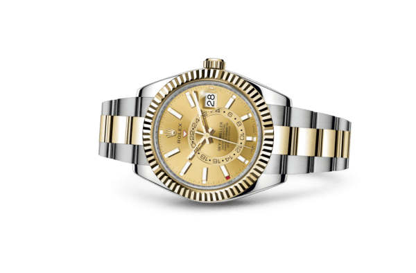Réplique Rolex Sky-Dweller Oyster 42 mm Oystersteel et or jaune 326933 – Image 2