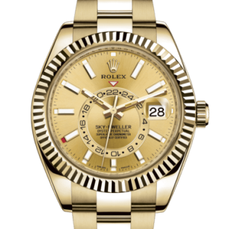 Réplique Rolex Sky-Dweller Oyster 42 mm or jaune 326938