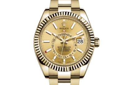 Réplique Rolex Sky-Dweller Oyster 42 mm or jaune 326938