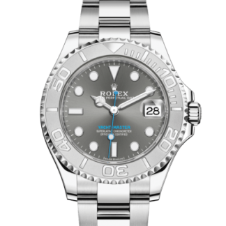 Réplique Rolex Yacht-Master 37 Oyster 37 mm Oystersteel et platine 268622