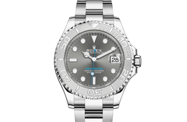 Réplique Rolex Yacht-Master 37 Oyster 37 mm Oystersteel et platine 268622