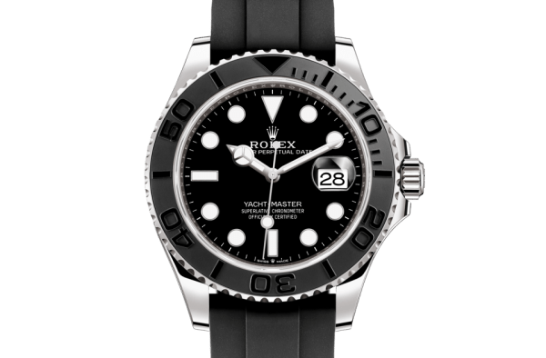Réplique Rolex Yacht-Master 42 Oyster 42 mm or blanc 226659