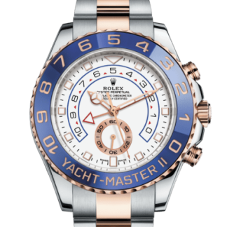 Réplique Rolex Yacht-Master II Oyster 44 mm Oystersteel et or Everose 116681