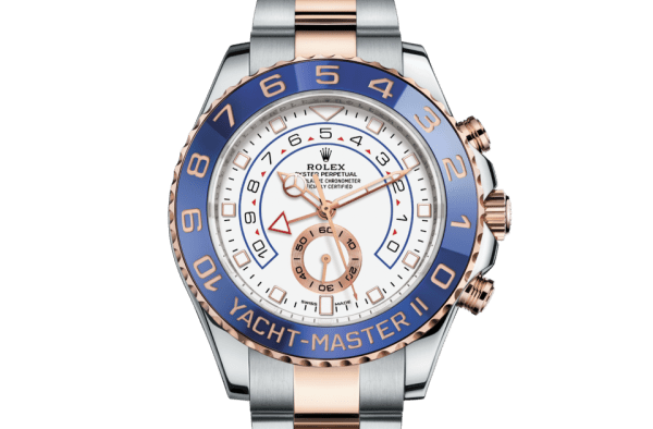 Réplique Rolex Yacht-Master II Oyster 44 mm Oystersteel et or Everose 116681