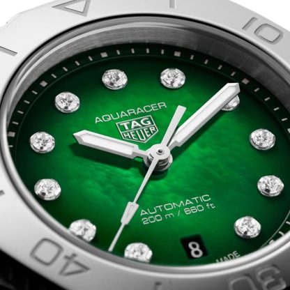 TAG Heuer Aquaracer Professional 200 30mm Ladies Watch Green WBP2415.BA0622 – Image 3