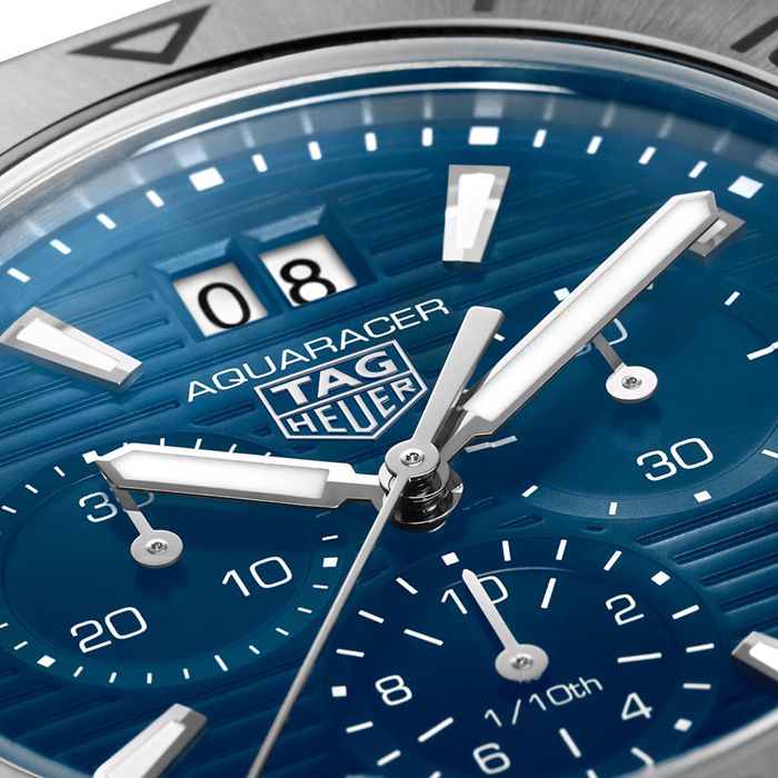 TAG Heuer Aquaracer Professional 200 Chronograph 40mm Montre Homme Bleu CBP1113.BA0627 – Image 3