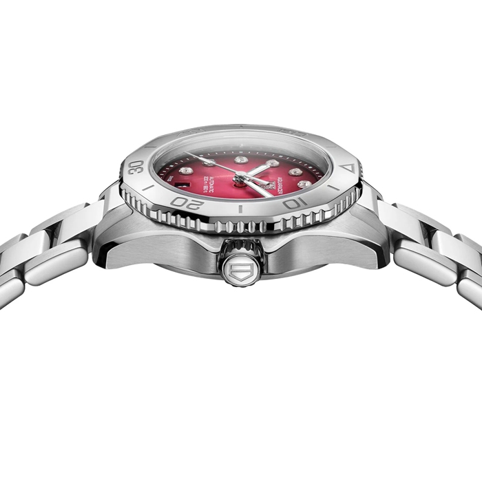 TAG Heuer Aquaracer Professional 200 Date 30mm Ladies Watch Red WBP2414.BA0622 – Image 4