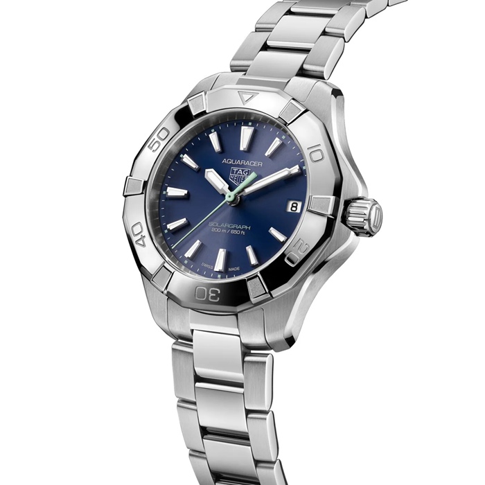 TAG Heuer Aquaracer Professional 200 Solargraph 34mm Ladies Watch Blue WBP1311.BA0005 – Image 2