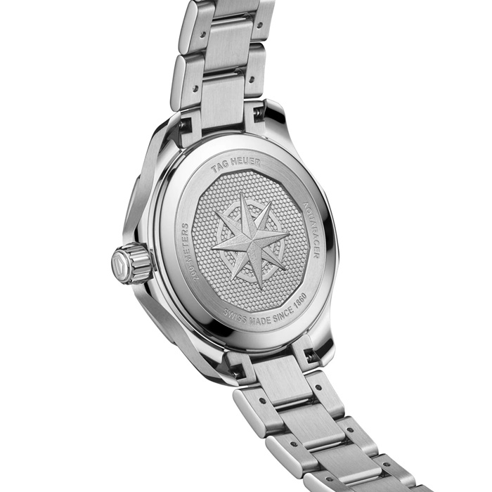 TAG Heuer Aquaracer Professional 200 Solargraph 34mm Ladies Watch Mother Of Pearl Diamonds WBP1313.BA0005 – Image 5