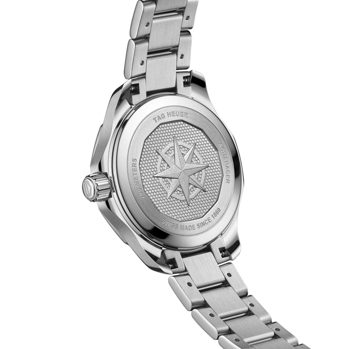 TAG Heuer Aquaracer Professional 200 Solargraph 34mm Ladies Watch Mother Of Pearl Diamonds WBP1314.BA0005 – Image 5