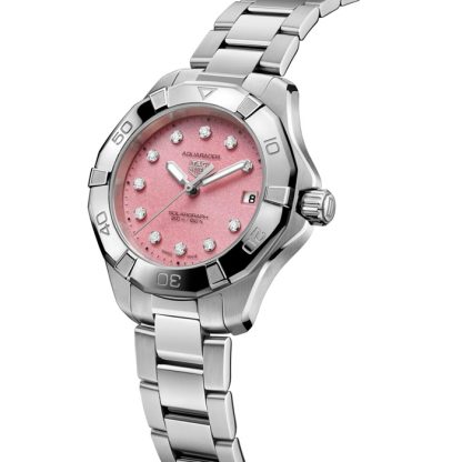 TAG Heuer Aquaracer Professional 200 Solargraph 34mm Ladies Watch Pink WBP1318.BA0005 – Image 2