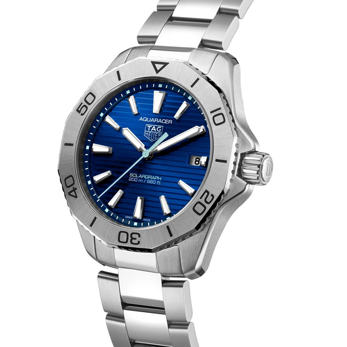 TAG Heuer Aquaracer Professional 200 Solargraph 40mm Montre Homme Bleu WBP1113.BA0000 – Image 2