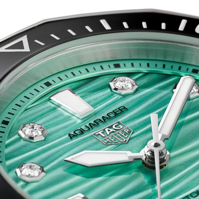 TAG Heuer Aquaracer Professional 300 36mm Ladies Watch Turquoise WBP231K.BA0618 – Image 3