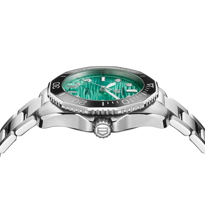 TAG Heuer Aquaracer Professional 300 36mm Ladies Watch Turquoise WBP231K.BA0618 – Image 4