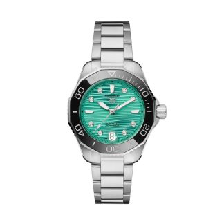 TAG Heuer Aquaracer Professional 300 36mm Ladies Watch Turquoise WBP231K.BA0618