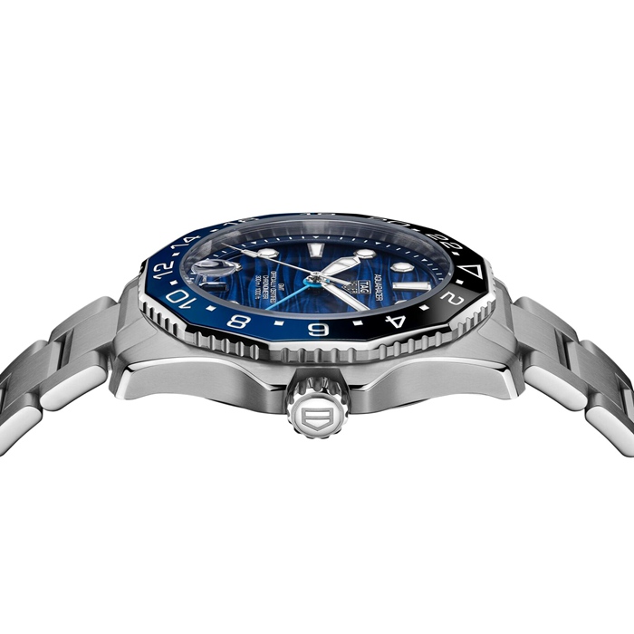 TAG Heuer Aquaracer Professional 300 GMT 42mm Montre Homme Bleu WBP5114.BA0013 – Image 4