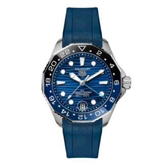 TAG Heuer Aquaracer Professional 300 GMT 42mm Montre Homme Caoutchouc Bleu WBP5114.FT6259