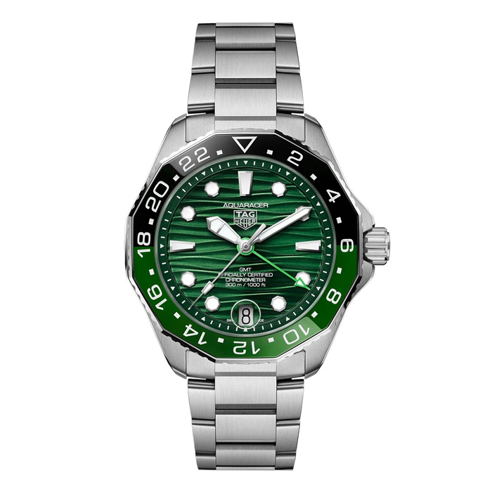 TAG Heuer Aquaracer Professional 300 GMT 42mm Montre Homme Vert WBP5115.BA0013