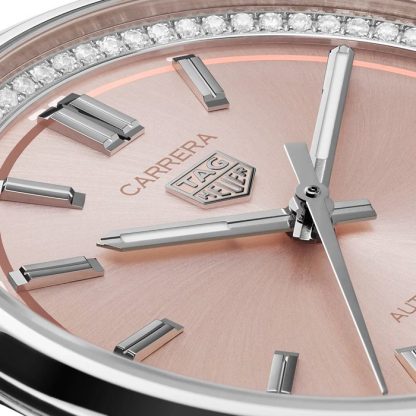 TAG Heuer Carrera 36mm Ladies Watch Diamonds Pink WBN231A.BA0001 – Image 2