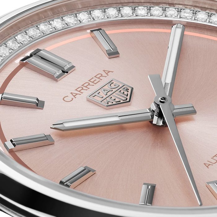 TAG Heuer Carrera 36mm Ladies Watch Diamonds Pink WBN231A.BA0001 – Image 2