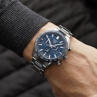 TAG Heuer Carrera Automatic Chronograph 44mm Mens Watch CBN2A1A.BA0643 – Image 5