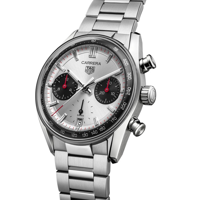 TAG Heuer Carrera Chronograph 39mm Mens Watch Silver CBS2216.BA0041 – Image 2