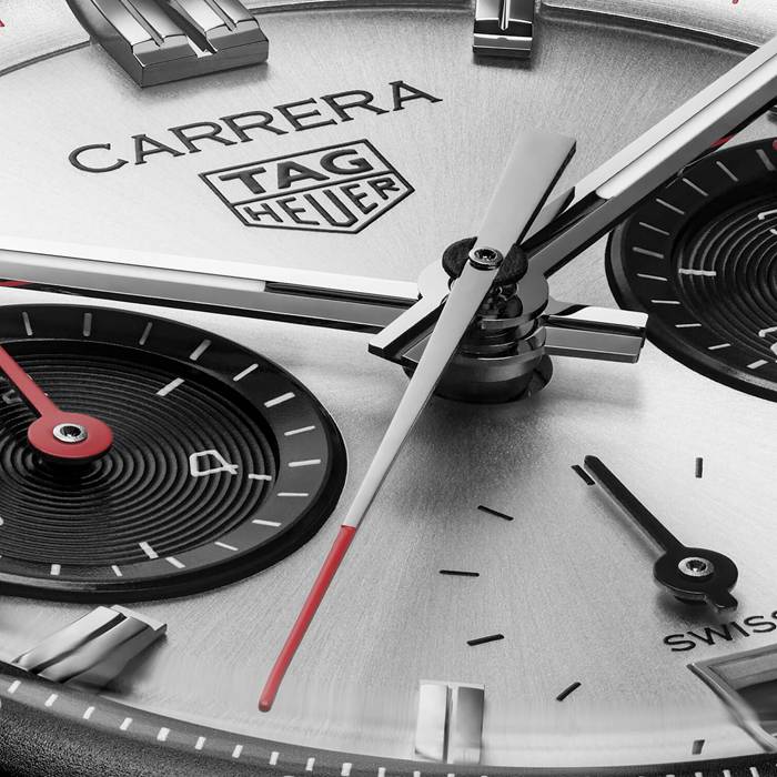 TAG Heuer Carrera Chronograph 39mm Mens Watch Silver CBS2216.BA0041 – Image 3