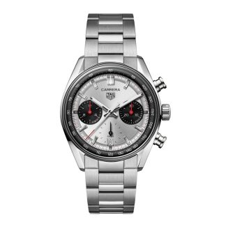 TAG Heuer Carrera Chronograph 39mm Mens Watch Silver CBS2216.BA0041