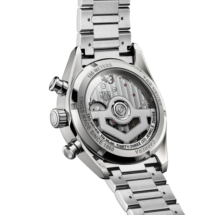 TAG Heuer Carrera Chronograph 39mm Mens Watch Silver CBS2216.BA0041 – Image 5