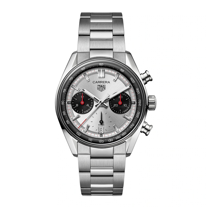TAG Heuer Carrera Chronograph 39mm Mens Watch Silver CBS2216.BA0041