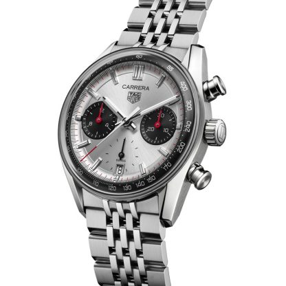 TAG Heuer Carrera Chronograph 39mm Mens Watch Silver CBS2216.BA0048 – Image 2