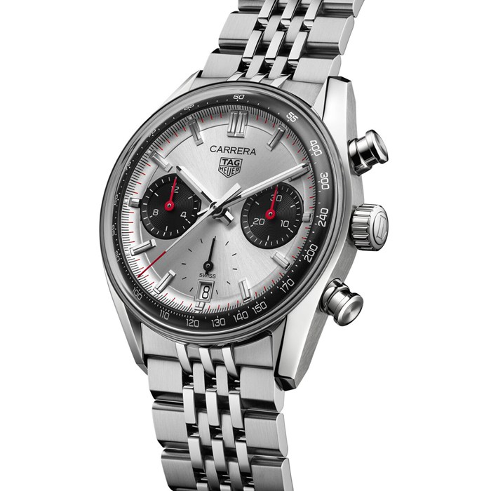 TAG Heuer Carrera Chronograph 39mm Mens Watch Silver CBS2216.BA0048 – Image 2