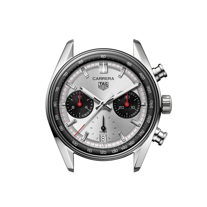 TAG Heuer Carrera Chronograph 39mm Mens Watch Silver CBS2216.BA0048 – Image 4