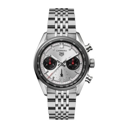 TAG Heuer Carrera Chronograph 39mm Mens Watch Silver CBS2216.BA0048