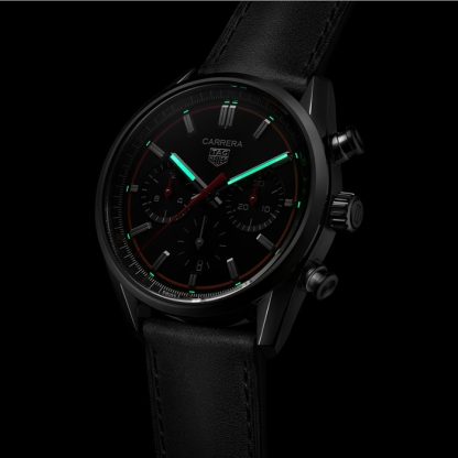TAG Heuer Carrera Chronograph 42mm Mens Watch Black CBN201C.FC6542 – Image 5