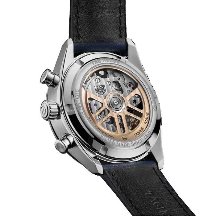 TAG Heuer Carrera Chronograph 42mm Mens Watch Blue CBN201D.FC6543 – Image 3