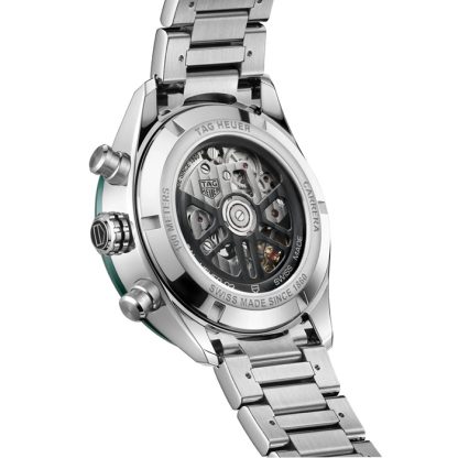 TAG Heuer Carrera Chronograph 44mm Montre Homme Vert Acier Inoxydable CBN2A1N.BA0643 – Image 5