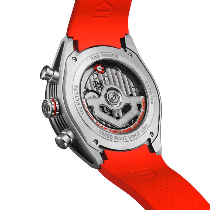 TAG Heuer Carrera Chronograph Extreme Sport 44mm Montre Homme Rouge CBU2082.FT6275 – Image 5