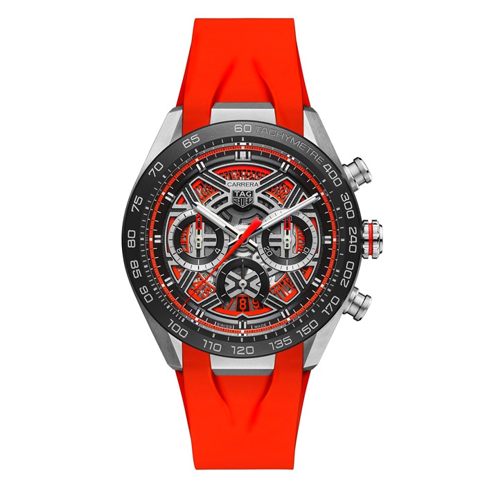 TAG Heuer Carrera Chronograph Extreme Sport 44mm Montre Homme Rouge CBU2082.FT6275