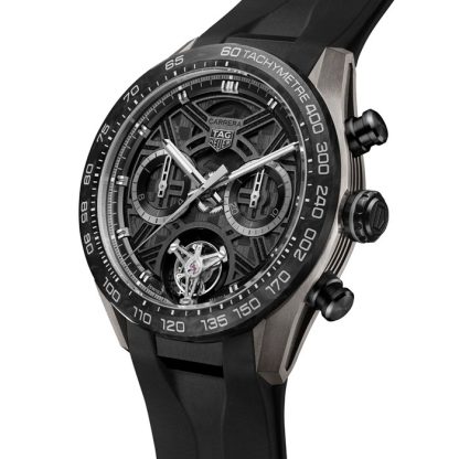 TAG Heuer Carrera Chronograph Tourbillon Extreme Sport 44mm Montre Homme Noir CBU5080.FT6272 – Image 2