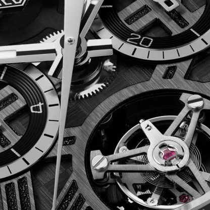 TAG Heuer Carrera Chronograph Tourbillon Extreme Sport 44mm Montre Homme Noir CBU5080.FT6272 – Image 3