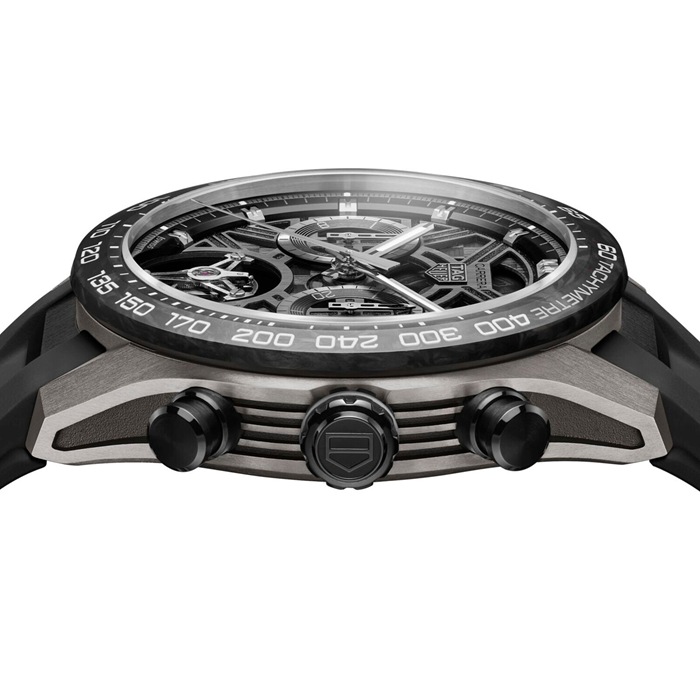 TAG Heuer Carrera Chronograph Tourbillon Extreme Sport 44mm Montre Homme Noir CBU5080.FT6272 – Image 4