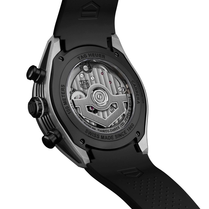 TAG Heuer Carrera Chronograph Tourbillon Extreme Sport 44mm Montre Homme Noir CBU5080.FT6272 – Image 5