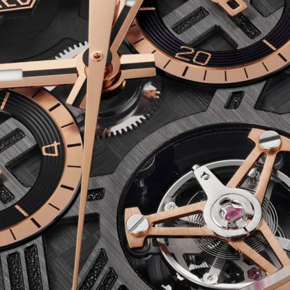 TAG Heuer Carrera Chronograph Tourbillon Extreme Sport 44mm Montre Homme Or 18k & Titane CBU5050.FT6273 – Image 3