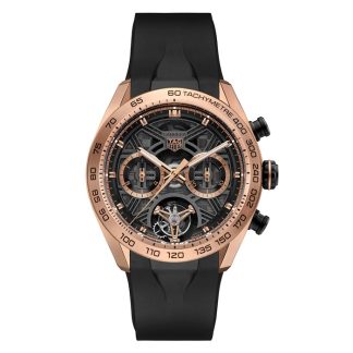 TAG Heuer Carrera Chronograph Tourbillon Extreme Sport 44mm Montre Homme Or 18k & Titane CBU5050.FT6273