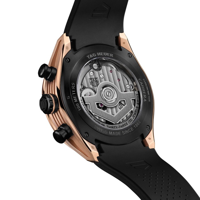 TAG Heuer Carrera Chronograph Tourbillon Extreme Sport 44mm Montre Homme Or 18k & Titane CBU5050.FT6273 – Image 5