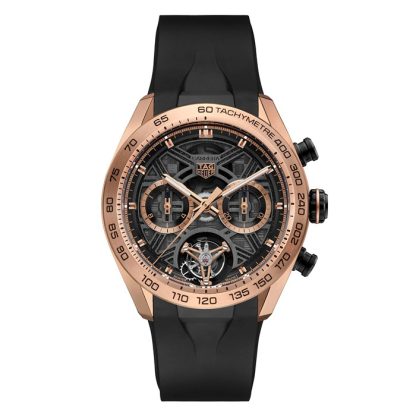 TAG Heuer Carrera Chronograph Tourbillon Extreme Sport 44mm Montre Homme Or 18k & Titane CBU5050.FT6273