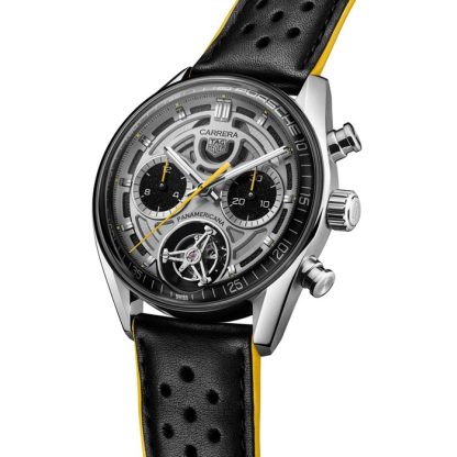 TAG Heuer Carrera Chronograph Tourbillon X Porsche Panamericana Skeleton Limited Edition 42mm Montre Homme CBS5012.FC6571 – Image 2
